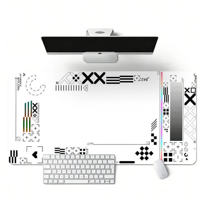 Geometry Pattern Mouse Pad Large Computer Office Table Mats Rubber Anti-slip Gaming Keyboard Mousepads Long Desk Pads 1000x500mm