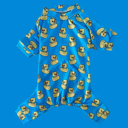 Warm Winter Pajamas Jumpsuit for Dogs - Four Legs Winter Onesie for Medium to Large Dogs Puppy Comfortable Dog Clothes