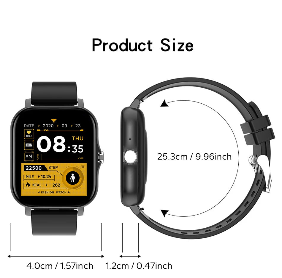 2026 New Smart Watch 1.44''HD Screen Bluetooth Call Sleep Blood Oxygen Pressure Health Monitoring Watches For Women Men
