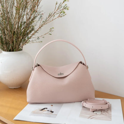 Women's Genuine Grade Leather Handbag Luxury Designer Brand Ladies Cowhide Shoulder Crossbody Bags for Woman High Quality New
