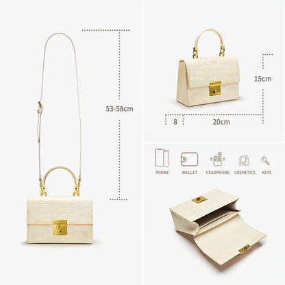 BAFELLI WOMEN'S BAG NEW FASHION LADY STYLE ELEGANT FEMALE HANDBAG K GOLD GENUINE LEATHER SHOULDER LUXURY BRAND PURSE 2026