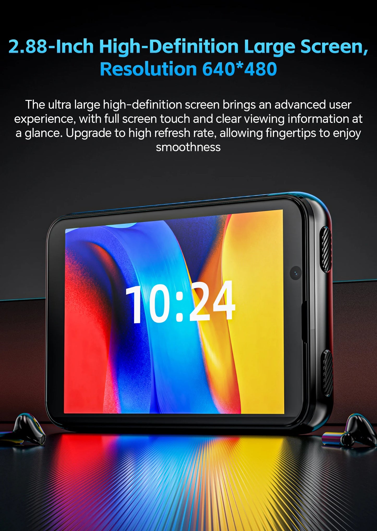 LOKMAT APPLLP MAX 4G Smart Watch Android 11 OS 6GB Ram 128GB Rom MTK6765 Octa Core CPU 2.88" Large Detachable Screen GPS Compass