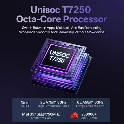 SVITOO Tablet 2026 Android 16 12 Inch 2000 x 1200 2K Display IPS Large Screen Unisoc T7250 Octa-Core Processor 6GB Physical RAM + 24GB Virtual RAM 128GB ROM 1TB Expandable 8800mAh Battery 2.4GHz 5GHz Dual Band WiFi 5 Bluetoot