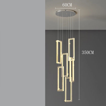 Modern home decoration salon lamps for living room smart crystal Pendant lights dining room indoor lighting