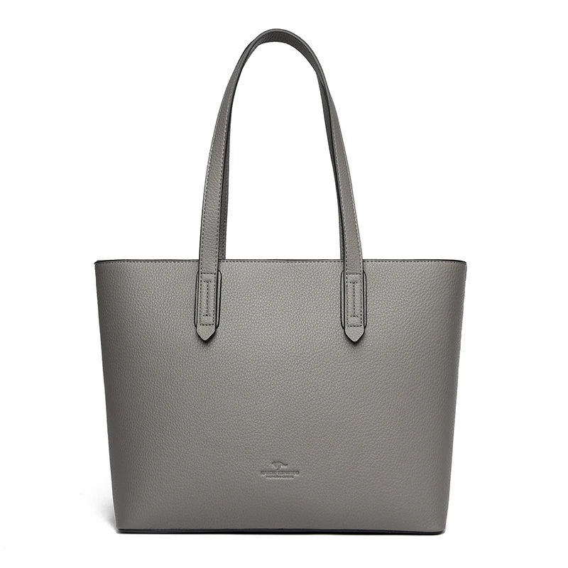 Genuine High Quality Large Capacity Shoulder Bag Female Tote Bag New Luxury Designer Handbag For Fashion Women Brand Shopper Bag