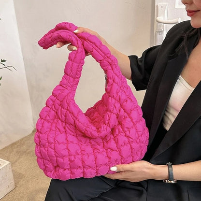 Cloud Crossbody Bag Soft Dumpling Tote Bag Fashion Satchel Bag Large Capacity Sling Bag Solis Color Casual Bags