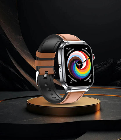 AMOLED Smart Watch ET588 Bluetooth Calling Sports Fitness Tracker Wristwatch ECG Health Monitoring SOS Men Women Smartwatch