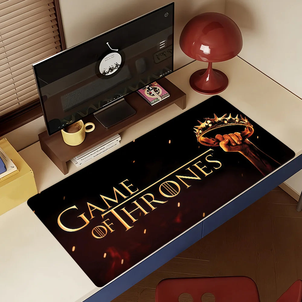 TV G-Game Of T-Thrones  Mouse Pad Non-slip Rubber Computer Mat Gamer Balance Decoracion Deskmat Laptop Office Large