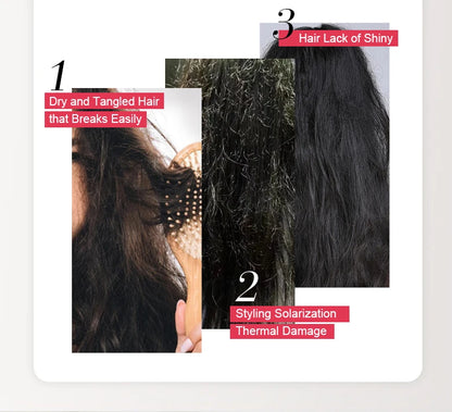 PURC Argan Oil + Coconut Oil Hair Mask Nourishing Smoothing Repair Damaged Hair Shine Soft Hair Treatment Hair Care
