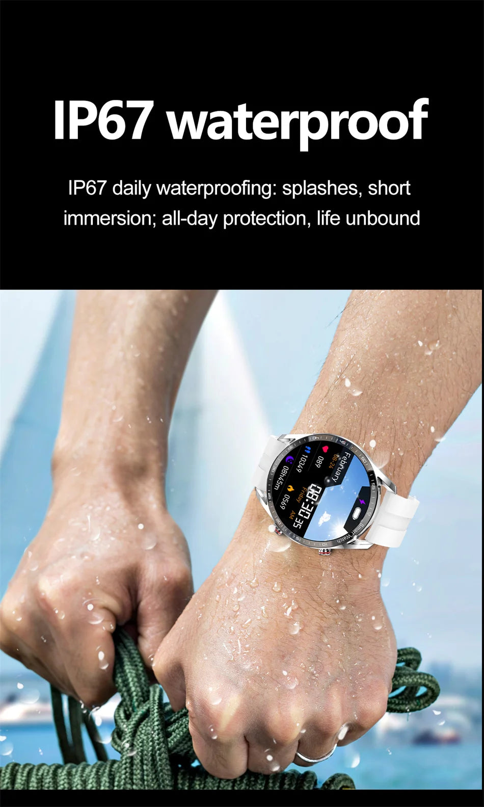 2025 New Business Smart Watch Men Bluetooth Call 1.53-inch AMOLED HD Display Multi-Sport Modes Heart Rate Monitor Smartwatch Man