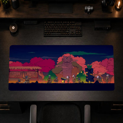 Nine Sols Mouse Pad Gaming office Non-slip Desk Mat Diy Mousepad Large Game Keyboard overlock