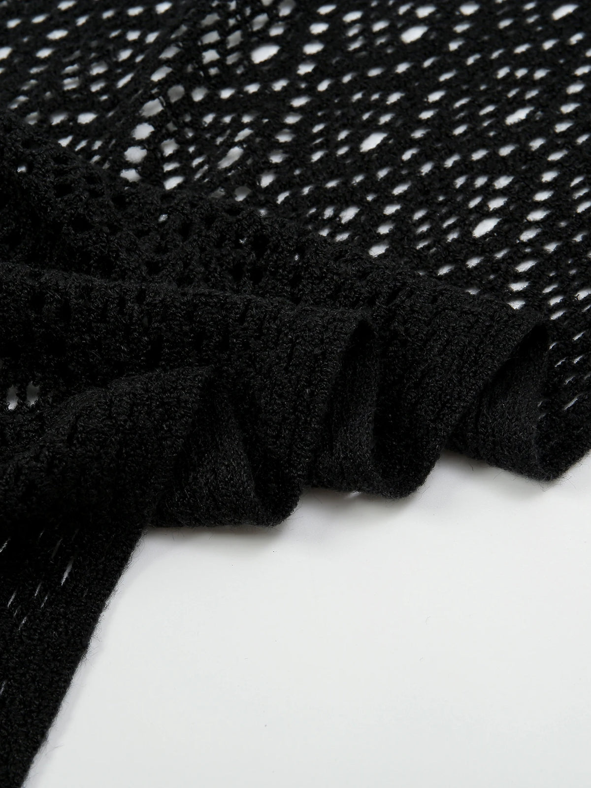 Knit Hollow Out Fake Collar Warm Tassel Shawl Scarf Fashion Pullover Lightweight Solid Knitted Large Scarfs Women Muffler Wrap