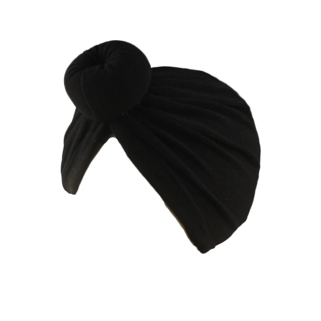Soft Cotton Women Turban Hat Donut Knot Headwrap Solid Color Muslim Hijab Cap Fashion Headwear Stretchy Beanie Ladies Hat New