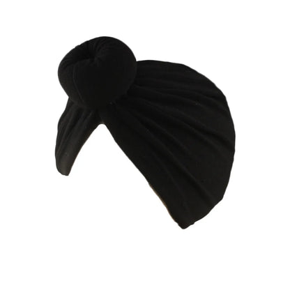 Soft Cotton Women Turban Hat Donut Knot Headwrap Solid Color Muslim Hijab Cap Fashion Headwear Stretchy Beanie Ladies Hat New