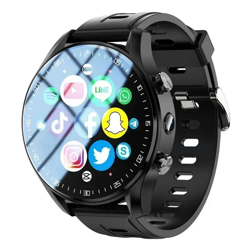 New 4G SIM Smart Watch GPS Position Large Storage Multi Apps Download Multifunctional Sports Smartwatch
