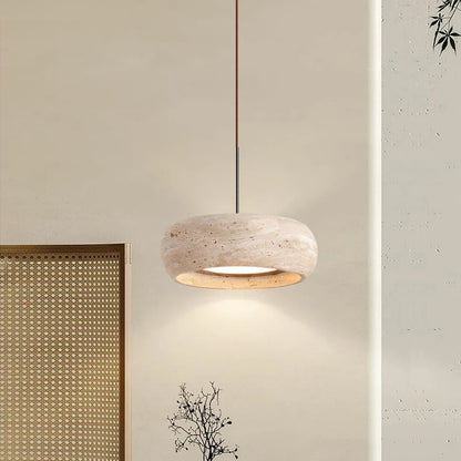Japanese Wabi Sabi Stone Pendant Lamp for Bedroom Bedside Table Lights Minimalist Island Kitchen Dining Room Hanging Chandeliers