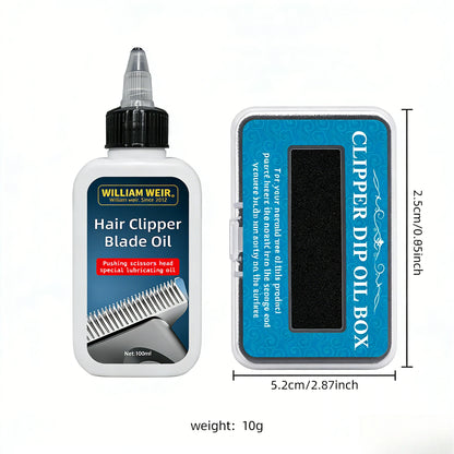 Hair Clipper Blade Oil - Professional Lubricating Oil for Electric Hair Trimmers, Clippers  Razors Reduces Friction