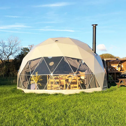 Durable Geodesic Dome Tent PVC Waterproof Glamping Starry House Hemispherical Bubble Igloo Tent Luxury Outdoor Camping