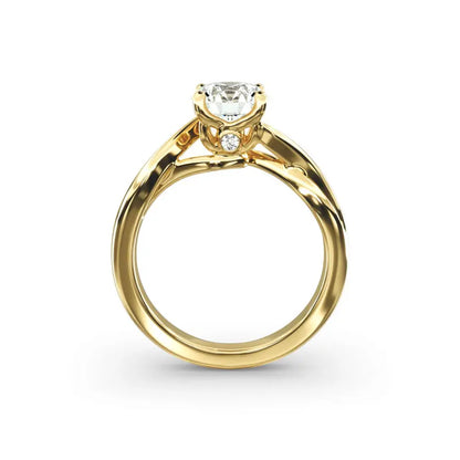 Ehhai Certified 1CT Round Moissanite Ring for Women S925 Sterling Silver Twist Rings Wedding Engagement Rings Fine Jewelry Gifts