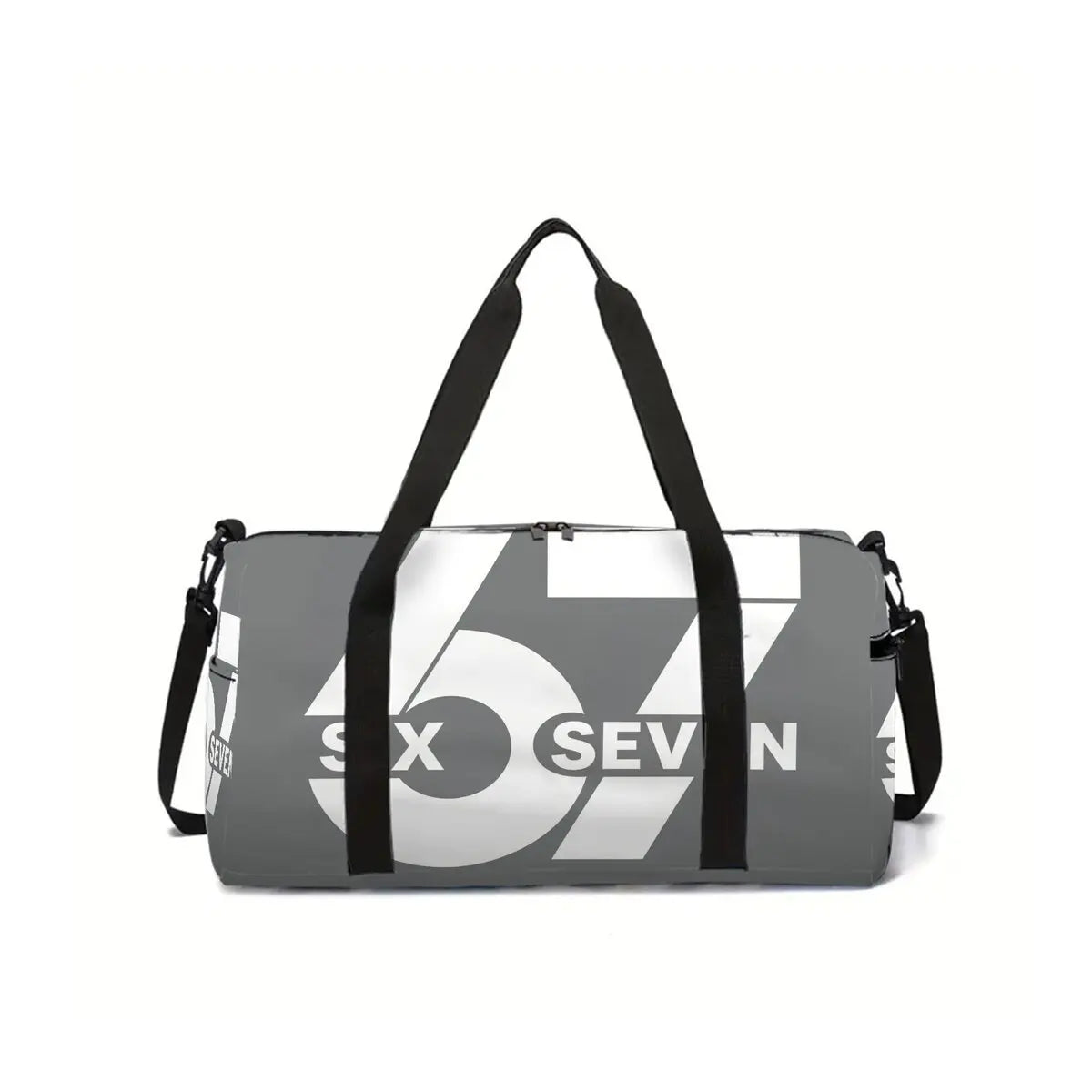 Classic Popular Funny Novelty 67 six seven 3D Printed Travel Bags Barrel Shape Crossbody Bag Outdoor Sports Bags Gym Yoga Bag