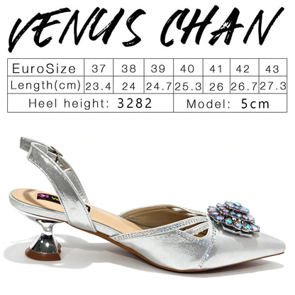New Shoes and Bags Matching Set Nigerian Women Heel Party for Women green Colour Italian Design Wedding INS Design