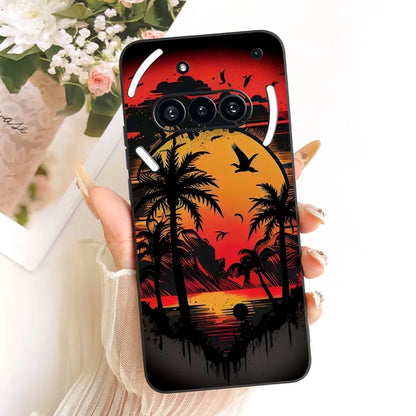 Casing For Nothing Phone (3a) A059 Cover For Nothing Phone 3a Case Silicone Cute Cat Fashion Butterfly Funny Painted