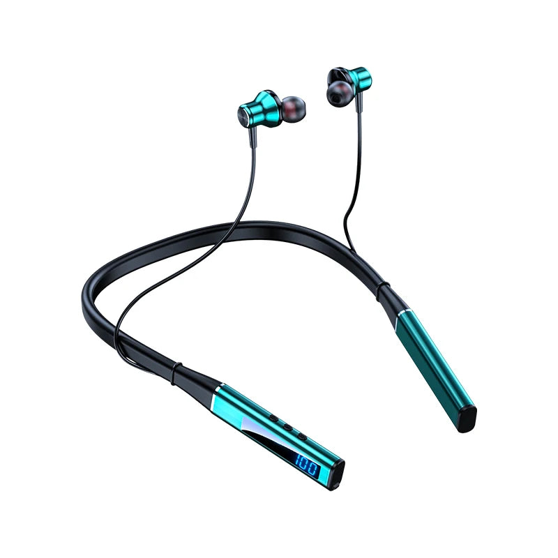 EARDECO 100 Hours Playback Bluetooth Headphone Bass Inear Wireless Headphones Neckband Earphones Headphones Sport Stereo TF Card