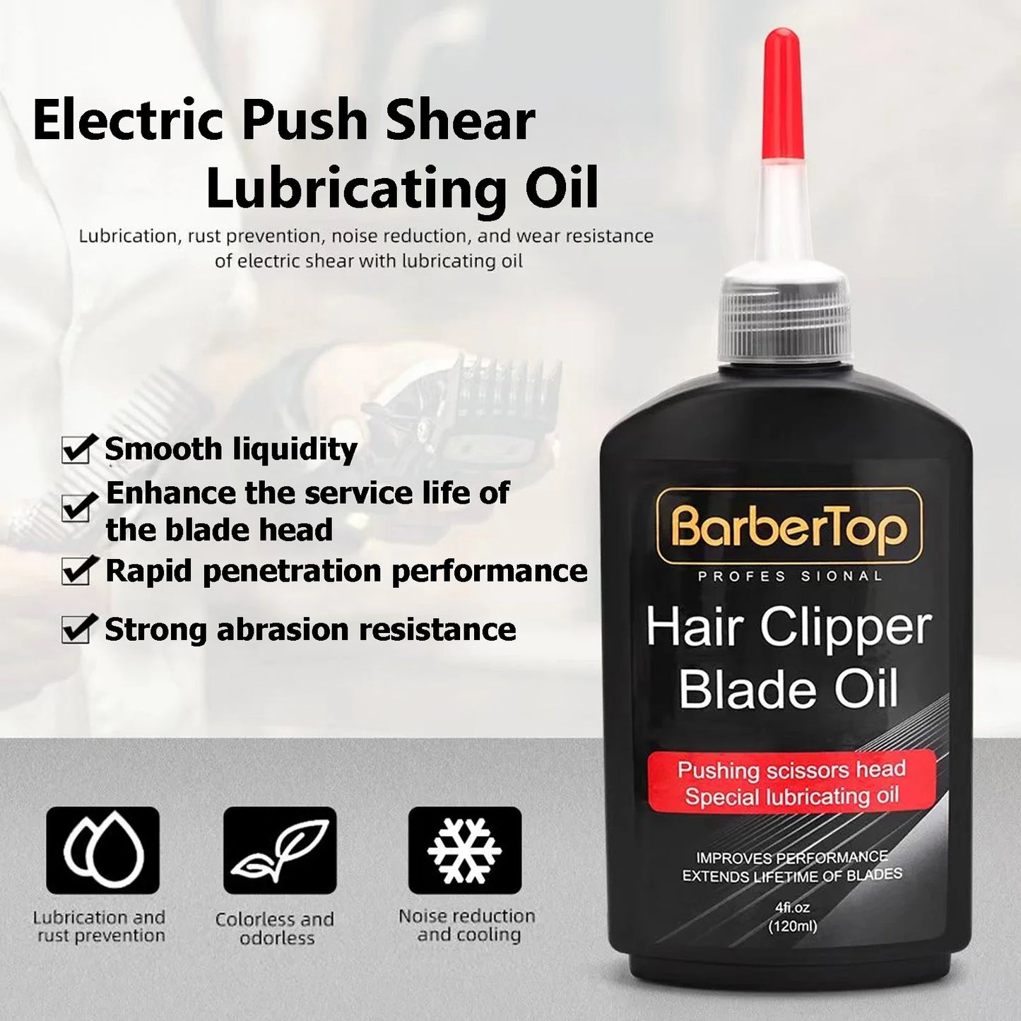 120ml Lubricating Oil For Hair Clipper Blade Oil Gifts Blade Rust Prevention Anti-Rust Protection Repair Electric Shaver Tools ﻿