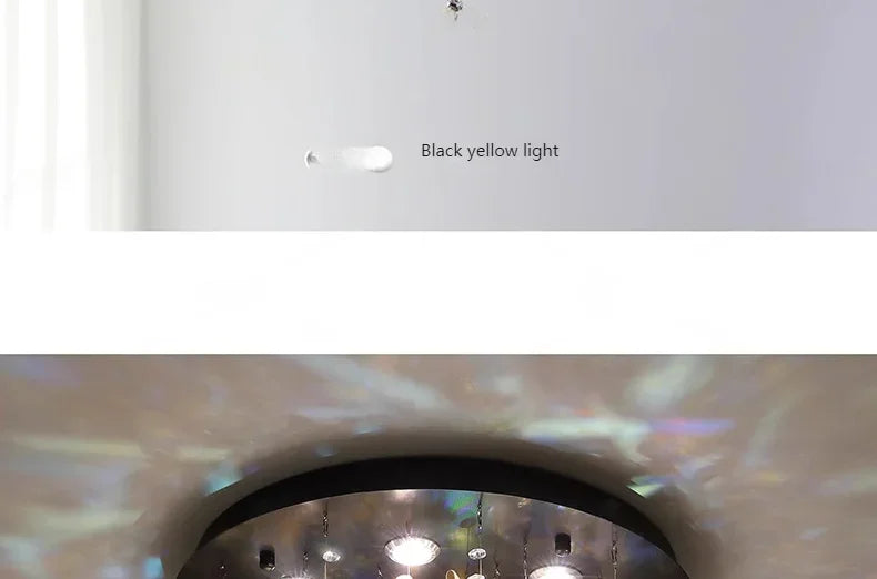 Vintage Crystal Ceiling Pendant Shining Creative LED Hanging Lamp Living Room Restaurant Chandelier Mood Light Indoor Lights