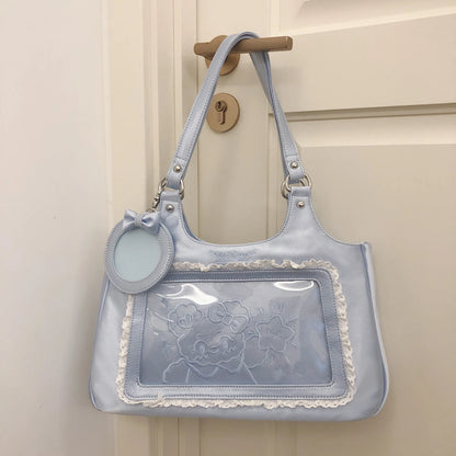 Original Corduroy Satin Lace Ribbon Daily Shoulder Bags Women's Bag Handbags for Women Cute Tote Bags for Women