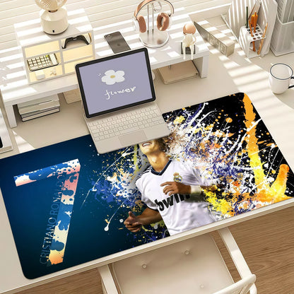 Athlete C-CR7 Mouse Pad Anti Slip Rubber Edge Locked Thickened Laptop Gaming Desk Mat