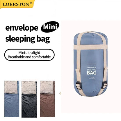 Outdoor Camping Ultralight Compact Adult Sleeping Bag Travel Washable Down Cotton Insulation Dirt-Resistant Portable Waterproof