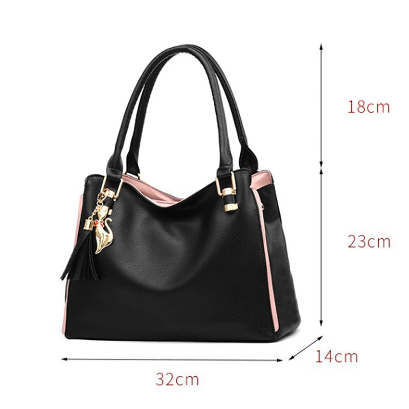 Luxury Handbags Women Bags Designer Fashion Soft PU Leather Tote Bags For Women 2024 Large Capacity Tote Bag Shopping Handbag