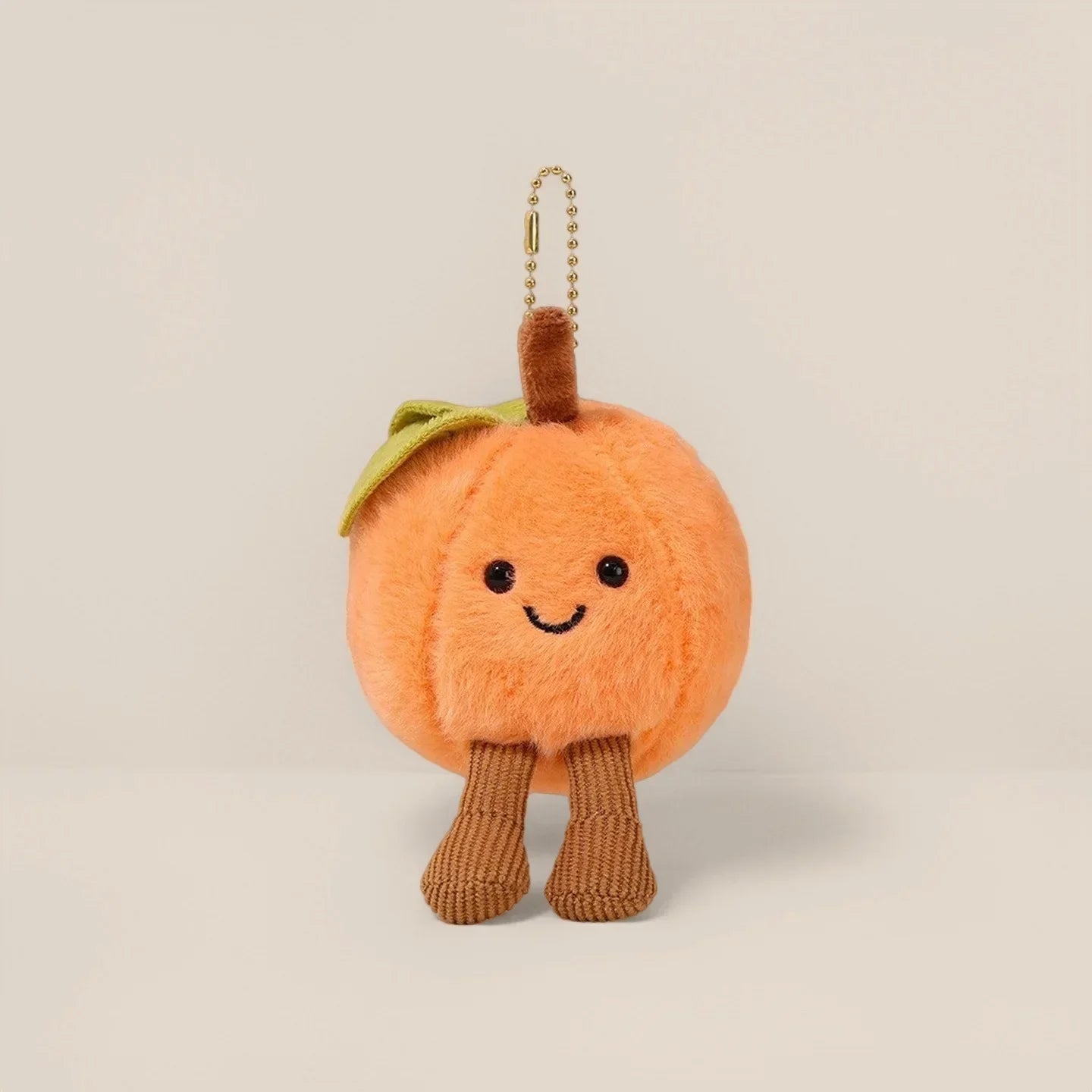 Cartoon Cute Fruit and Vegetable Plush Series Keychain Toy Peach Pear Cherry Doll Smiling Face Fruit Decoration Pet Gift