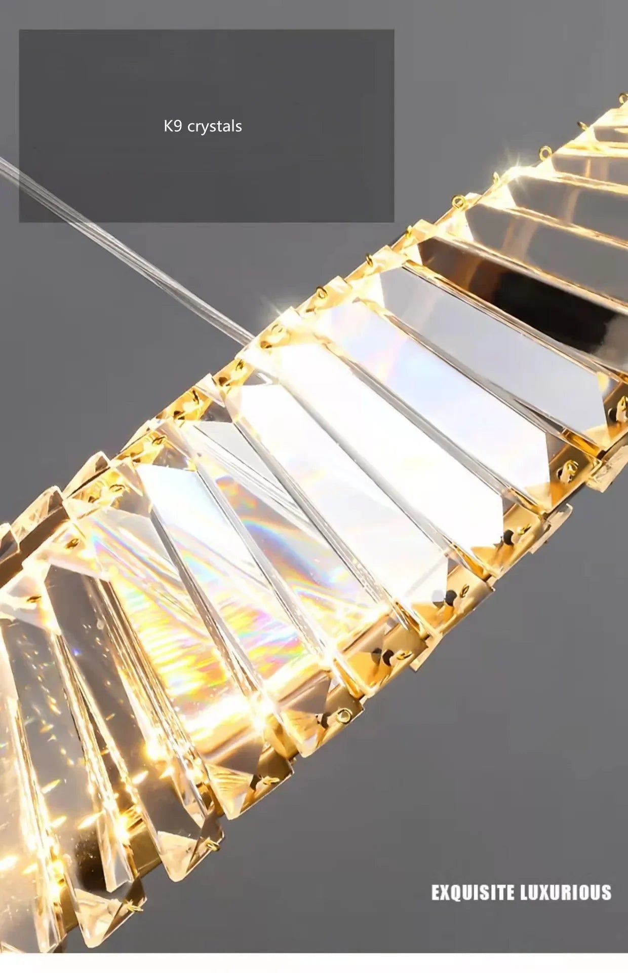 Luxury Crystal Gold Metal Wall Lamp Modern Creative Irregular LED Wall Light Villa Hotel Corridor Bedside Decor Lighting Fixture