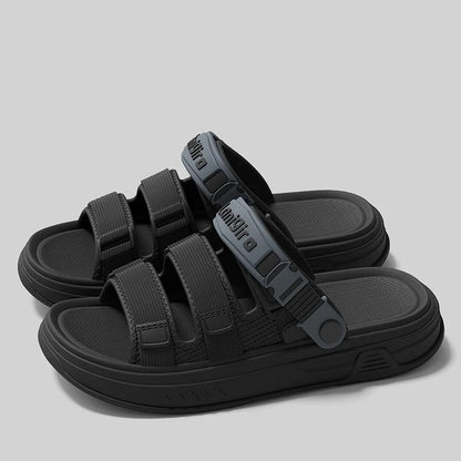Men's Slippers Summer EVA Non-slip Soft Platform Slides Sandals Indoor Outdoor Walking Beach Shoes Flip Flops Casual Mens Shoes