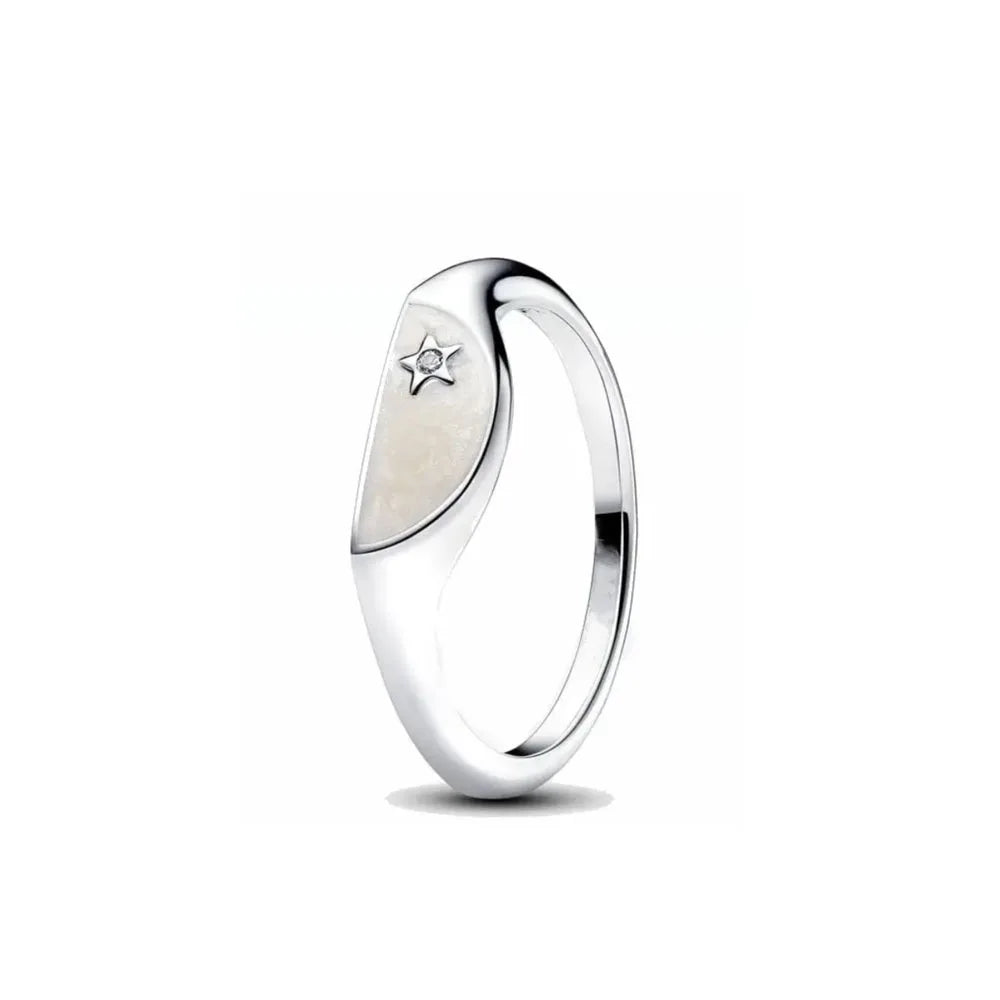 European New 925 Silver Heart-Shaped,Floral,Square Ring Suitable for Exquisite High-Quality Jewelry for Women at Wedding Parties
