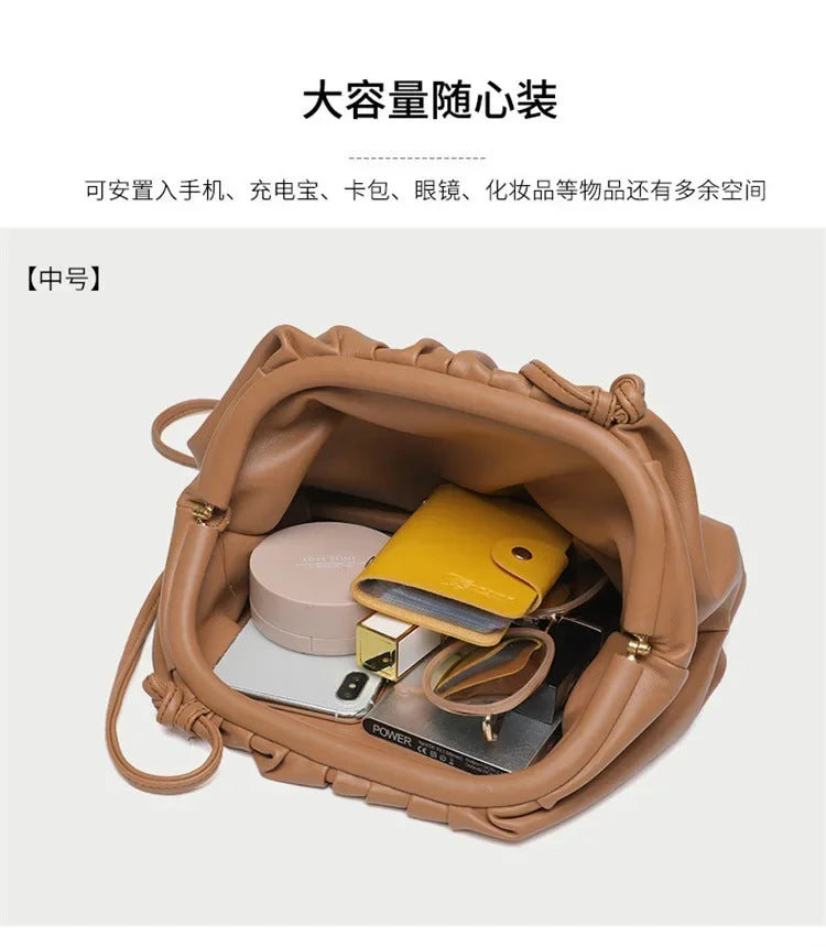 Designer Soft Pu Leather Women Shoulder Bag High Quality Small Crossbody Bags for Women Fashion Female Handbags Messenger Bags