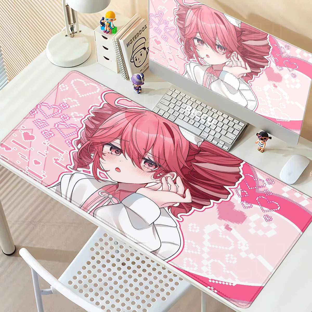 Kawaii Anime Girl Gaming Mouse Pad K-Kasane Teto Large LockEdge Mousepad XXL Computer Keyboard Desk Mat E-Sports PC Gaming Pads