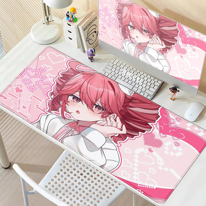 Kawaii Anime Girl Gaming Mouse Pad K-Kasane Teto Large LockEdge Mousepad XXL Computer Keyboard Desk Mat E-Sports PC Gaming Pads