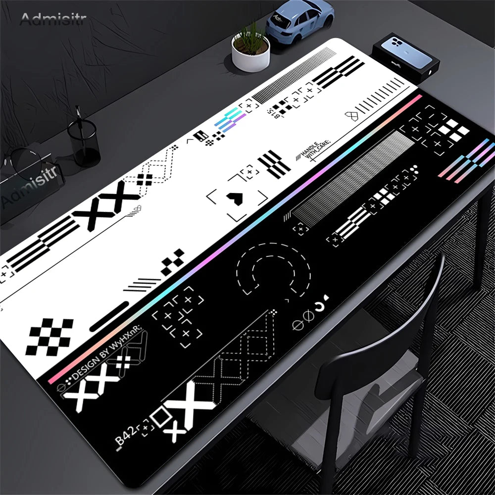 90x40cm Large Size Mouse Pad Art Desk Pads Printstream Gaming Mice Pad Non-slip Rubber Mat Company Long Table Mats XXL For Csgo
