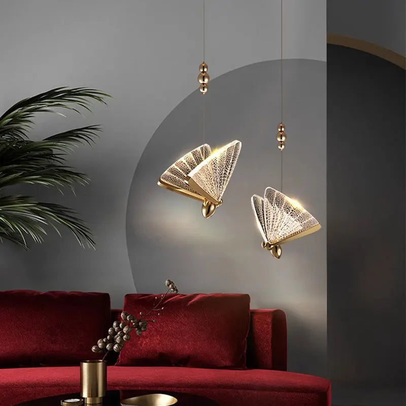 Minimalist LED Chandelier Lamps for Kitchen Dinning Room LED Pendant Lights Pendant Lamps for Foyer Corridor TV Background