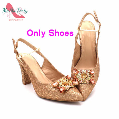 The US for Duty Free  Specials Design Nigerian Women Shoes Matching Bag Set in Royal Blue Color Italian Ladies Pumps for  Party