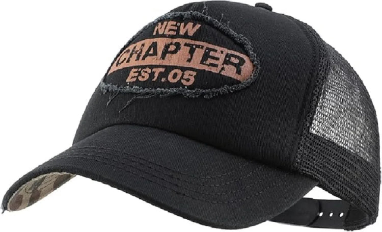 Connectyle Men's Women Vintage Fashion Adjustable Mesh Trucker Hat Outdoor Sport Summer Breathble Sun UV Protection Baseball Cap