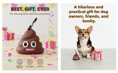 Pet Supplies - Garbage Bag Dispenser. Portable Degradable Dog Toilet Bag and Stool Storage Box for Cats and Dogs to Go Out