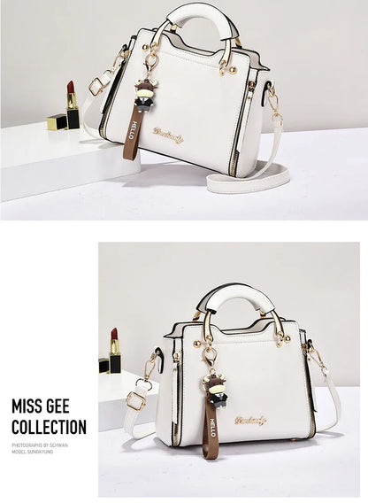 New women bag Fashion Shoulder bags handbag  for women 2025  Handbags leather Printed monogram single shoulder straddle bag