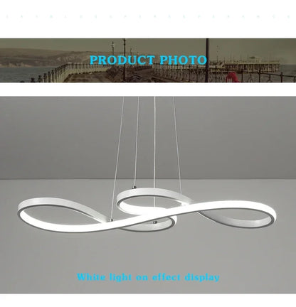 Room Decor LED Hanging Lights Modern Kitchen Island Pendant Lights Bar Table Dining Kitchen Led Remote Dimming Cord Pendant Lamp