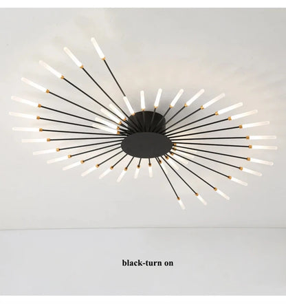 Modern Firework s Led Ceiling Lamp Creativity Living Dining Room Ceiling Chandelier Home Lighting Bedroom Light Luster Luminaire