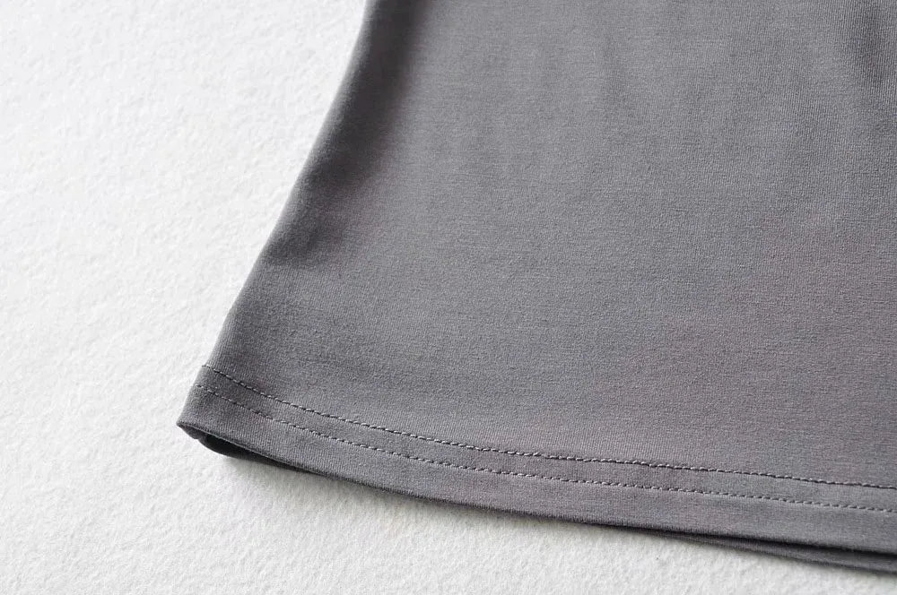 2024 Summer NEW Arrival Women Solid Color Causal Sexy Croped-Top Sleeveless Tank Streetwear