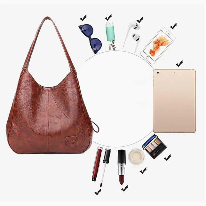 Vintage Women Hand Bag Designers Luxury Handbags Women Shoulder Tote Female Top-handle Bags Fashion Brand